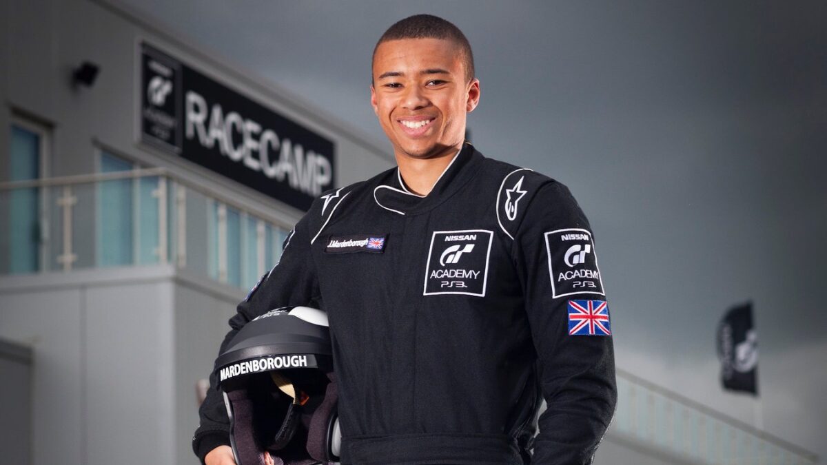 Jann Mardenborough racing at Super GT event in Japan