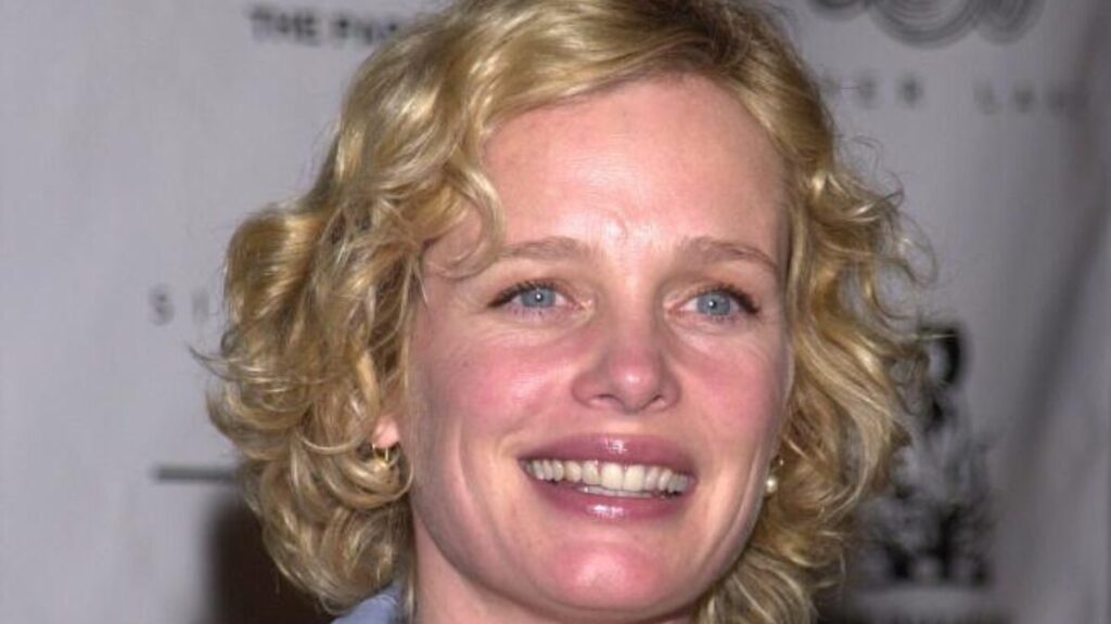 Rebecca Broussard in a 1990s film role, symbolizing her acting career and early Hollywood income sources.