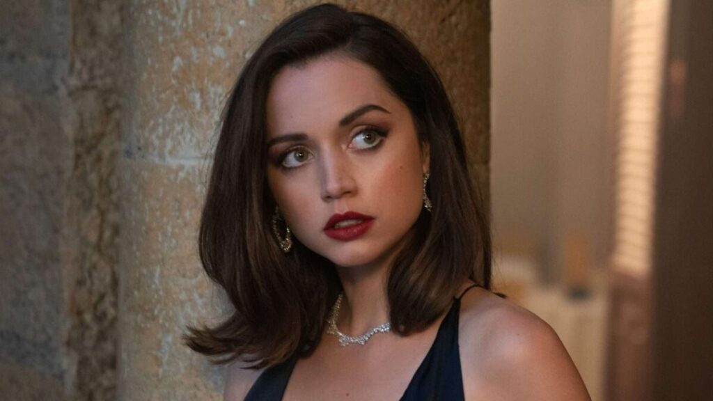 Ana de Armas accepting a Best Actress nomination spotlight, symbolizing her career breakthrough