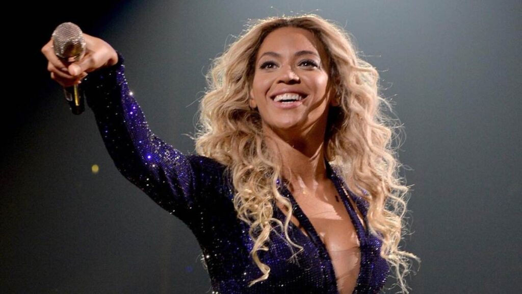 Beyoncé Knowles performing on stage during her Cowboy Carter Tour 2025, showcasing her music career and global influence.