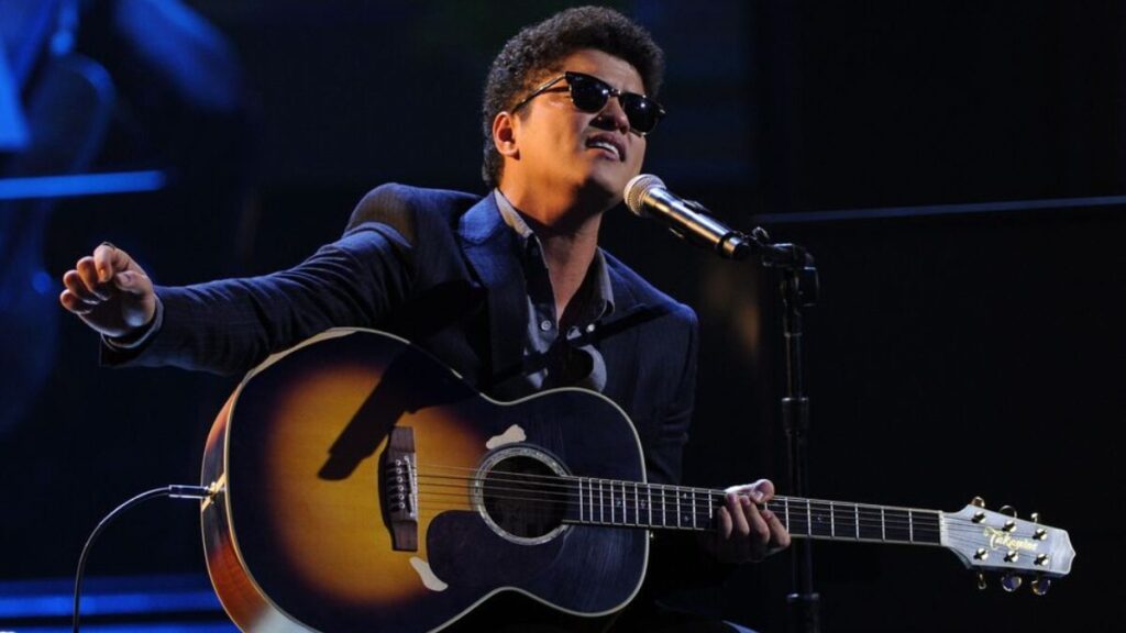 Young Bruno Mars performing as Elvis impersonator in Hawaii