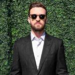 Justin Timberlake at the 2025 Belsonic Festival, performing on stage in front of a large crowd.”