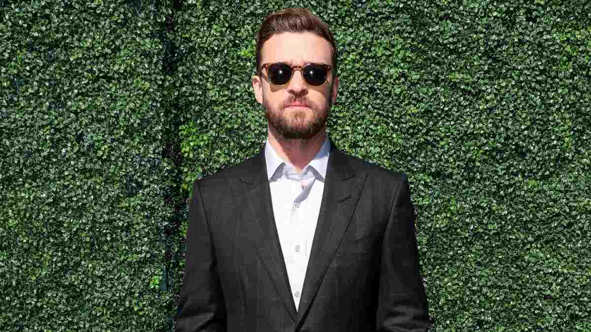 Justin Timberlake at the 2025 Belsonic Festival, performing on stage in front of a large crowd.”