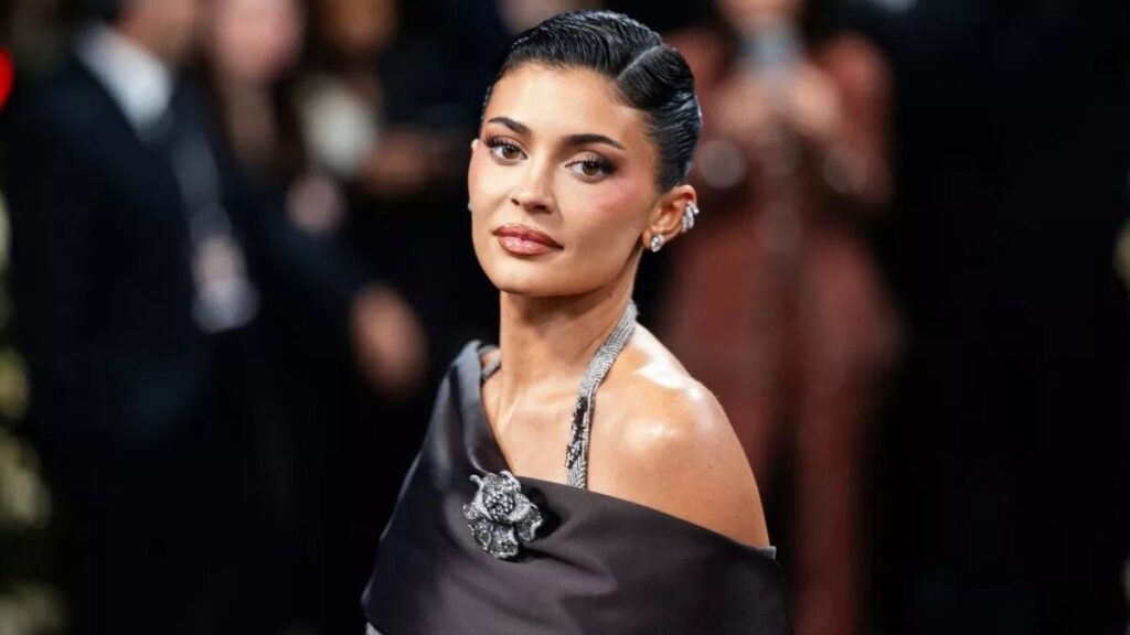 Kylie Jenner on the red carpet representing her beauty empire