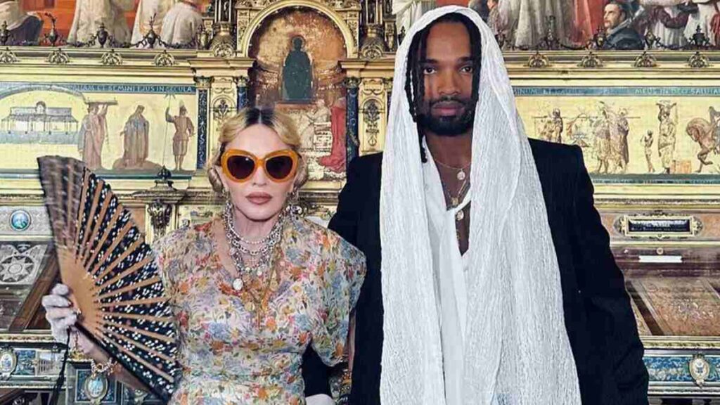Madonna and Akeem Morris share a photo on Instagram confirming their relationship.