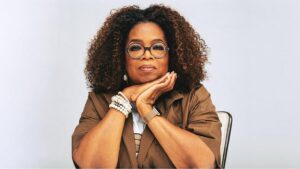 Portrait of Oprah Winfrey, media mogul and philanthropist