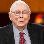Charlie Munger, vice chairman of Berkshire Hathaway, in a business suit