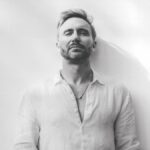 David Guetta posing for a promotional photo shoot
