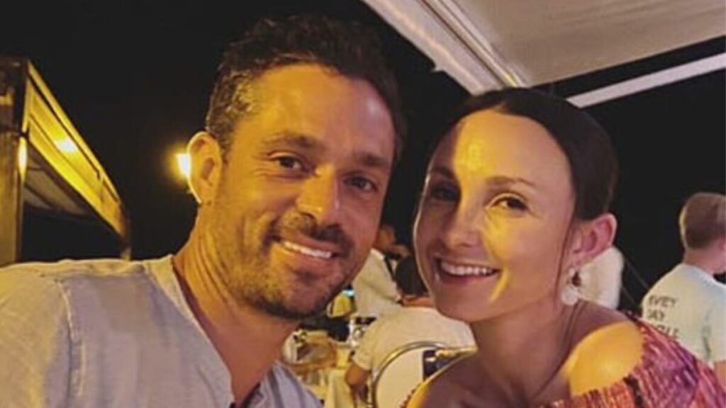 Georgina Bloomberg and fiancé Justin Waterman enjoying a quiet dinner together, 2025