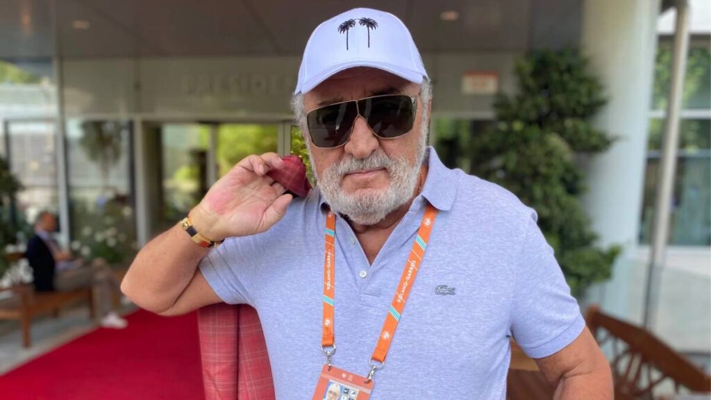 Portrait of Ion Țiriac, Romanian billionaire and former tennis champion, taken in 2025.