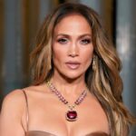 Jennifer Lopez at a JLo Beauty product launch event
