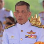 King Maha Vajiralongkorn wearing royal regalia at an official ceremony