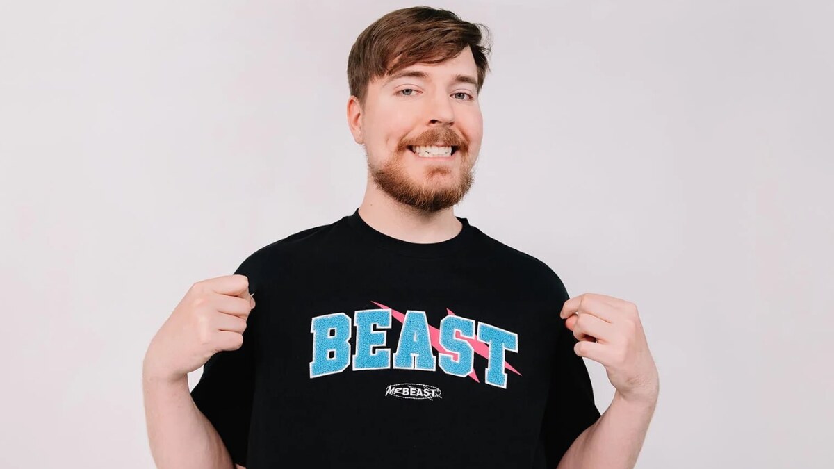 MrBeast (Jimmy Donaldson), YouTube creator and entrepreneur, smiling in casual outfit