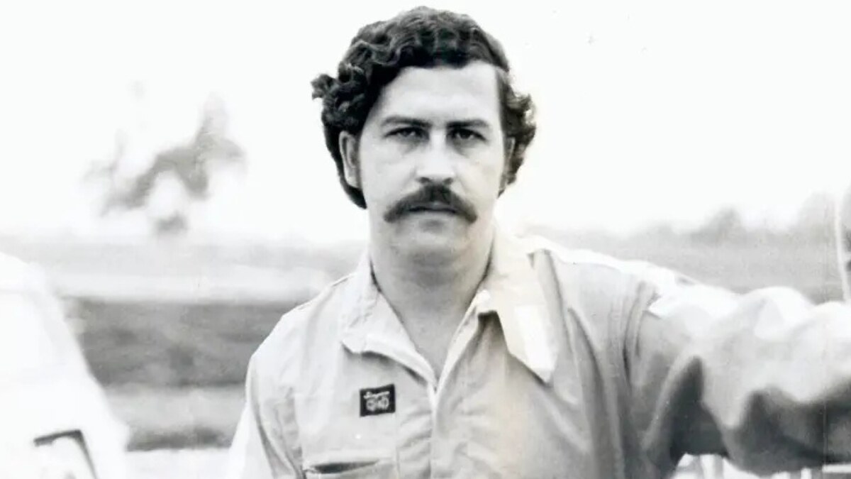 Pablo Escobar portrait – Colombian drug lord and leader of the Medellín Cartel