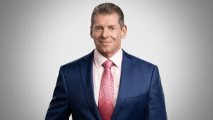 WWE founder Vince McMahon headshot in formal attire