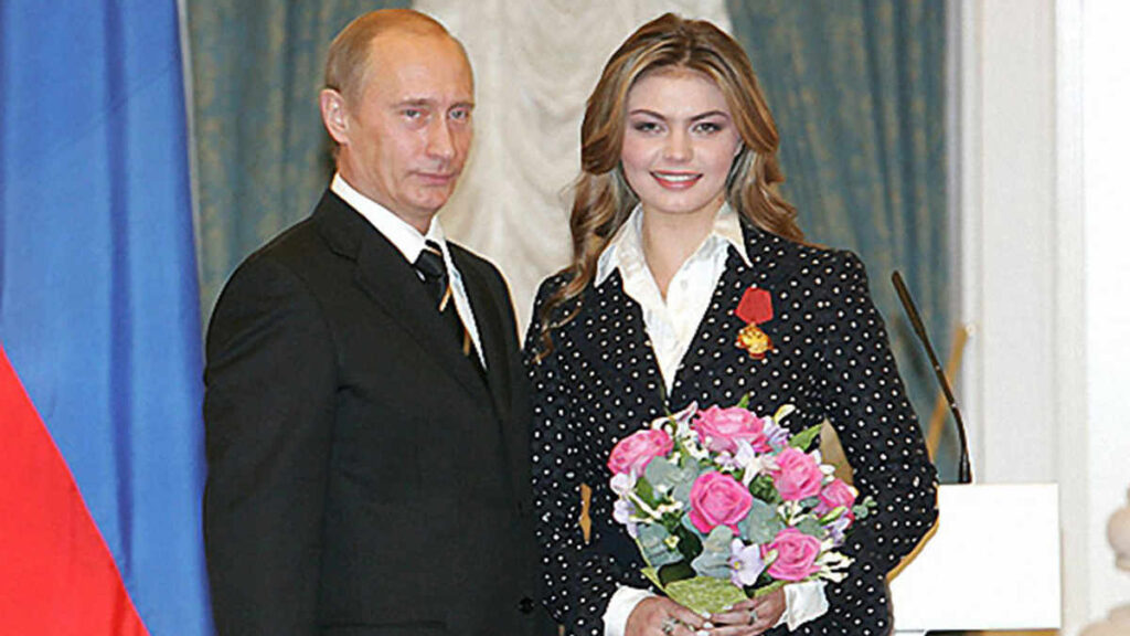 Vladimir Putin and Alina Kabaeva in a rare public appearance amid relationship rumors