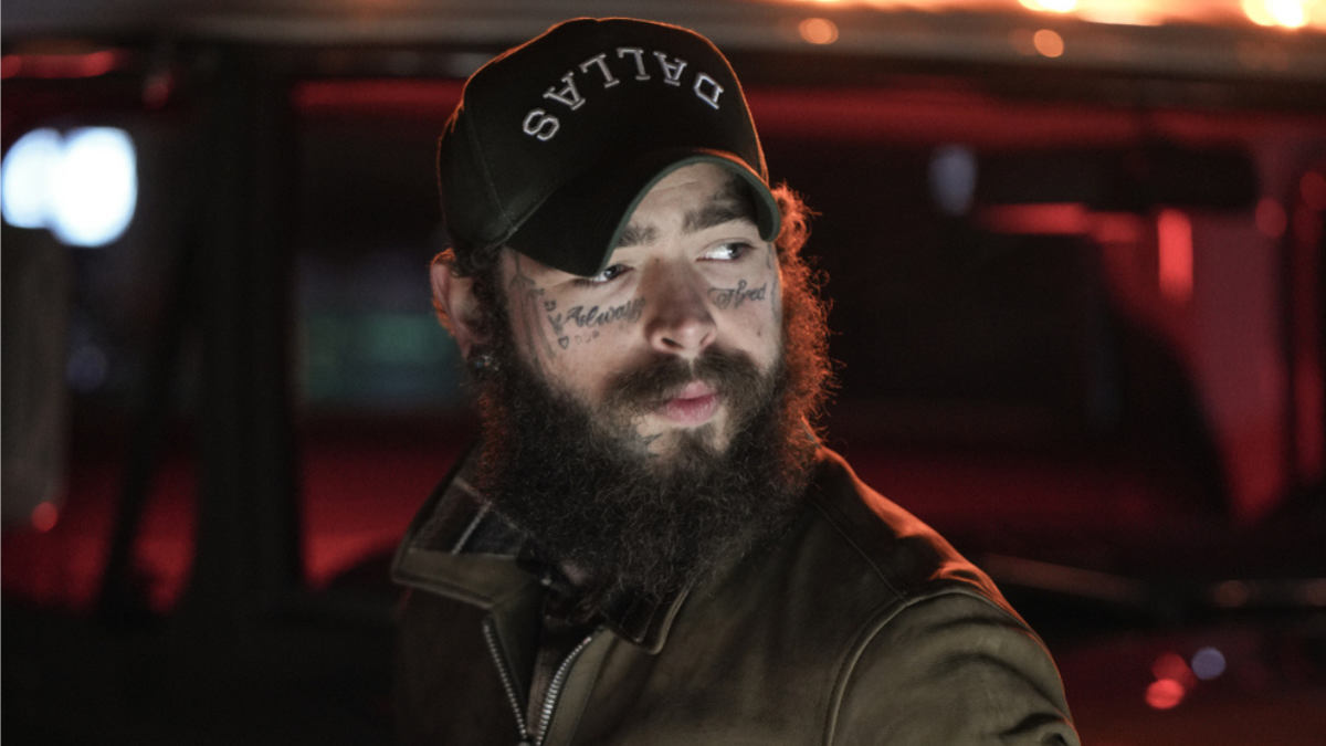 Post Malone in casual attire, representing his laid-back image tied to Post Malone business ventures