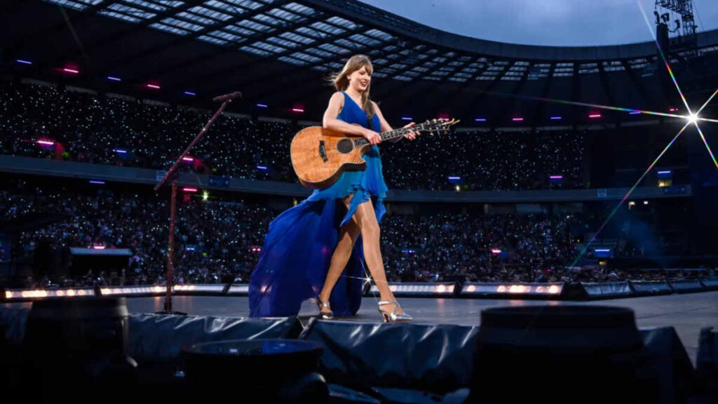 Taylor Swift music royalties from original and re-recorded albums.